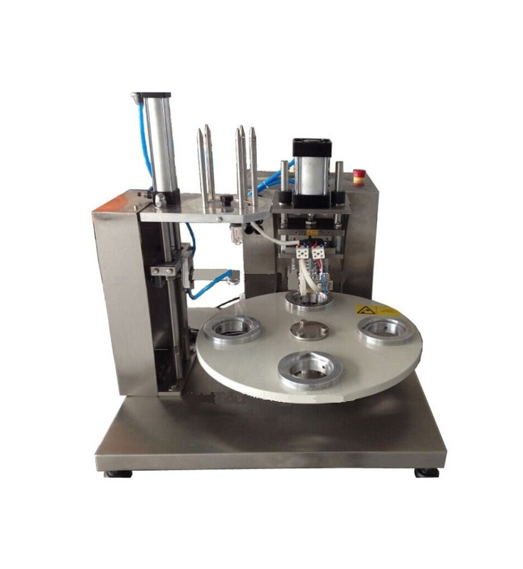 Semi-auto cup filling and sealing machine