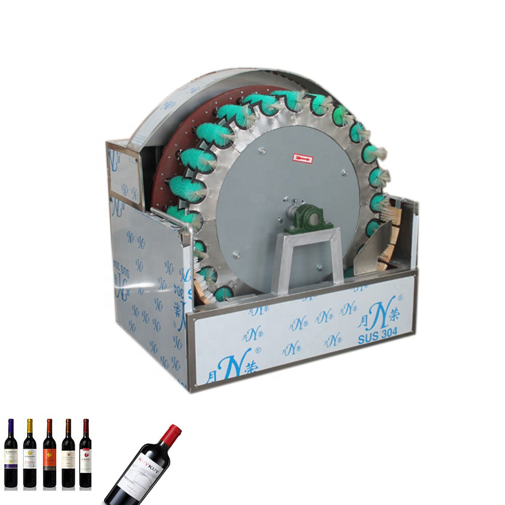 Semi Automatic Bottle Washing Machine and Glass Bottle Brushing Machine