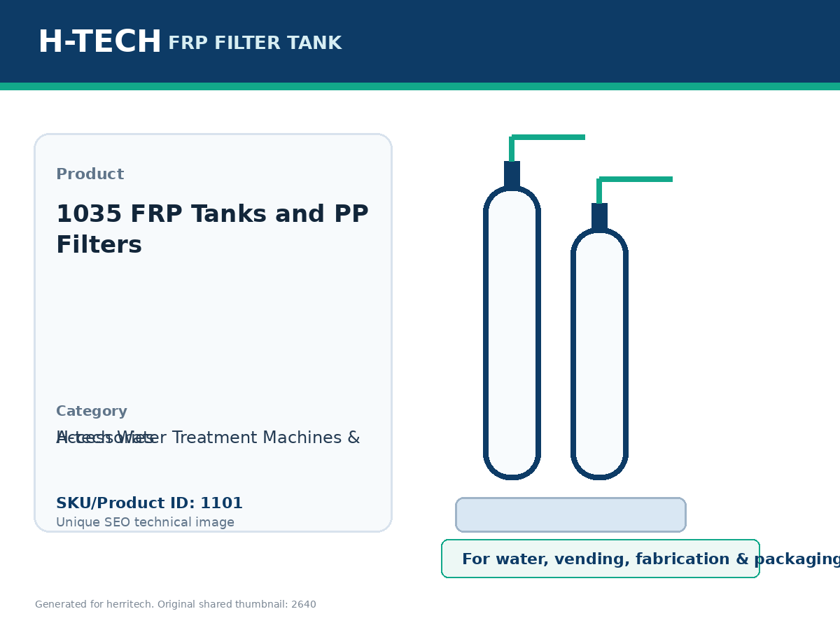 1035 FRP Tanks and PP Filters