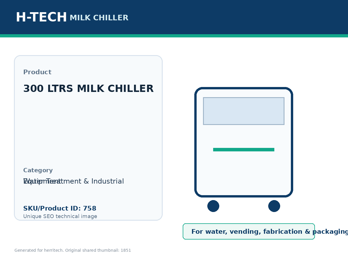 300 LTRS MILK CHILLER