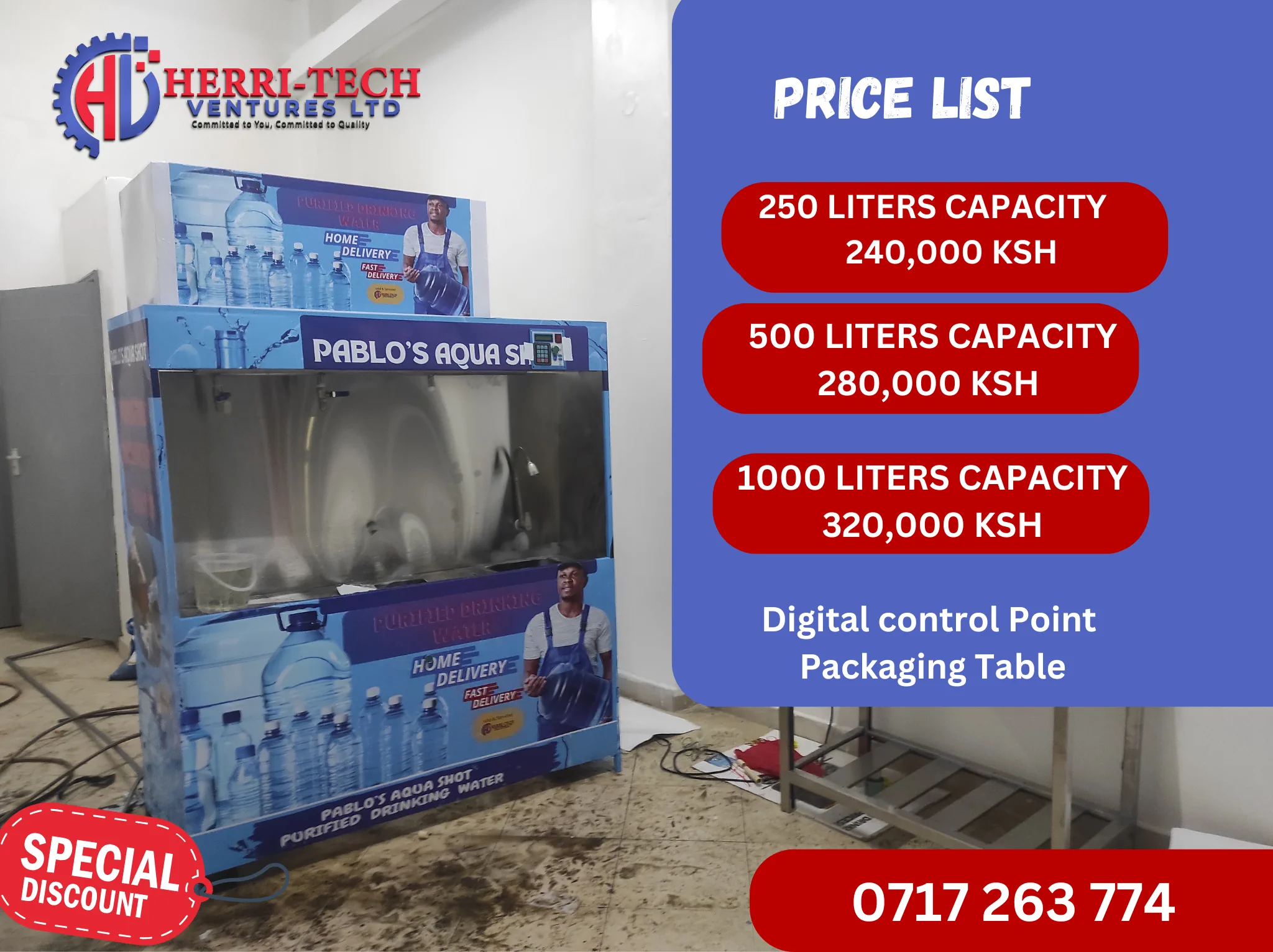 H-Tech 3-in-1 Municipal UF 1000L